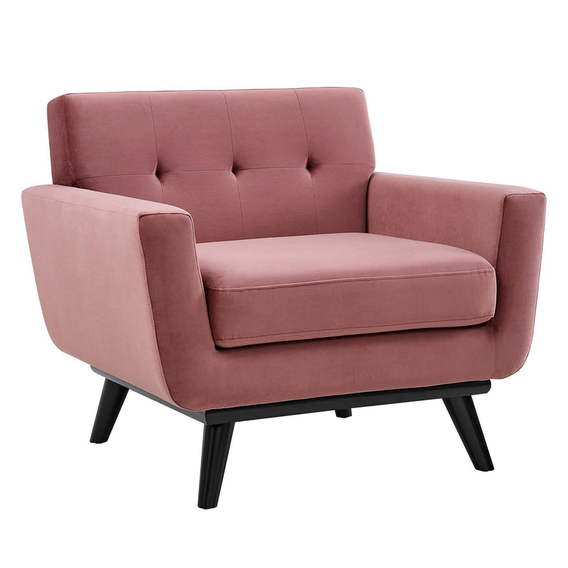 Engage Performance Velvet Armchair By Modway - EEI-5598 | Armchairs | Modishstore - 10