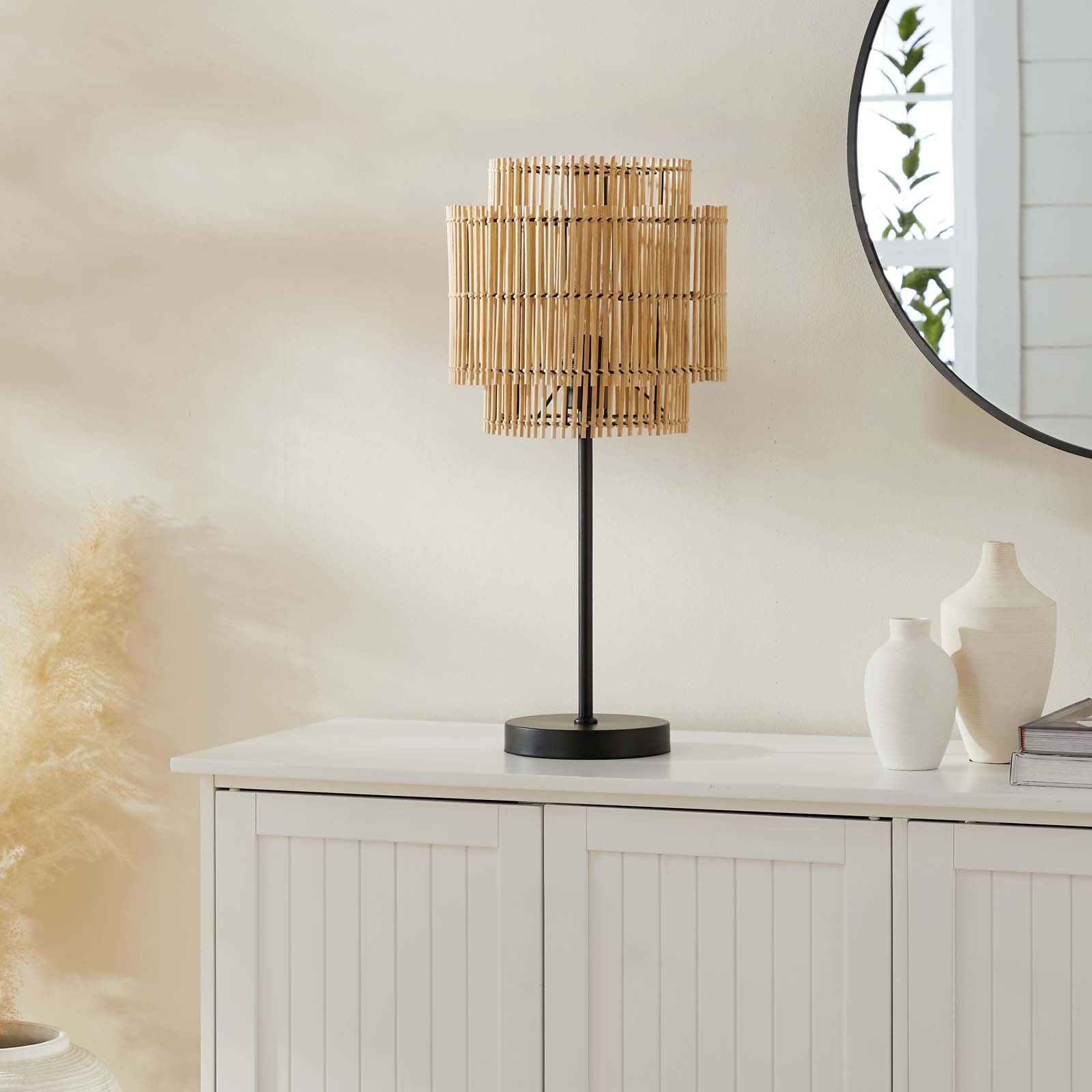 Nourish Bamboo Table Lamp By Modway - EEI-5609 | Table Lamps | Modishstore - 1