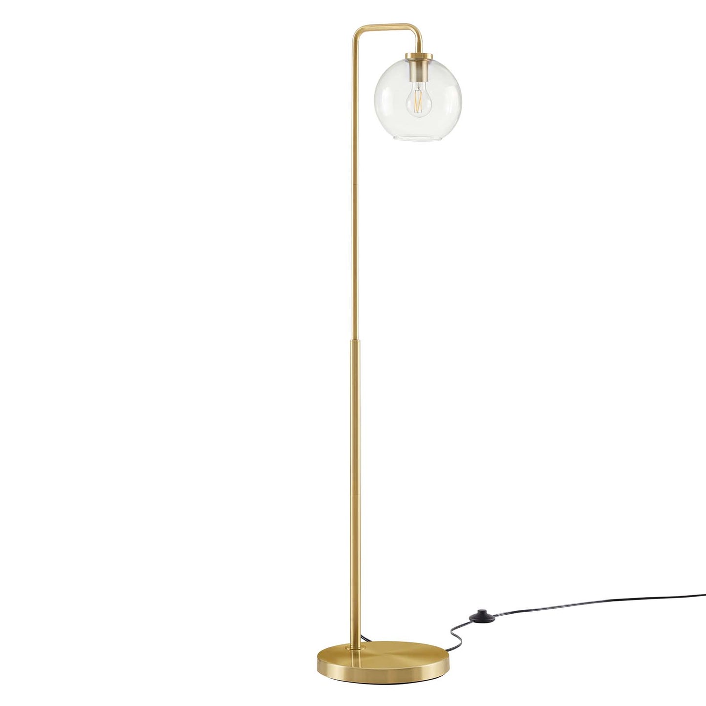 Silo Glass Globe Glass and Metal Floor Lamp By Modway - EEI-5616 | Floor Lamps | Modishstore - 10