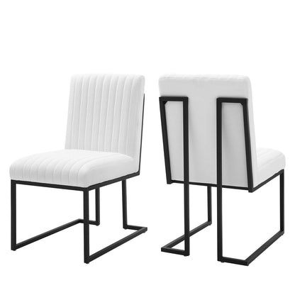 Indulge Channel Tufted Fabric Dining Chairs - Set of 2 By Modway - EEI-5740 | Modishstore - 11