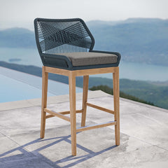 Wellspring Outdoor Patio Teak Wood Bar Stool By Modway - EEI-5746