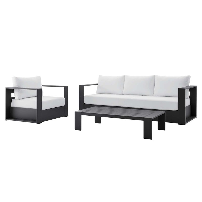 Tahoe Outdoor Patio Powder-Coated Aluminum 3-Piece Set By Modway - EEI-5748 | Outdoor Sofas, Loveseats & Sectionals | Modishstore - 27