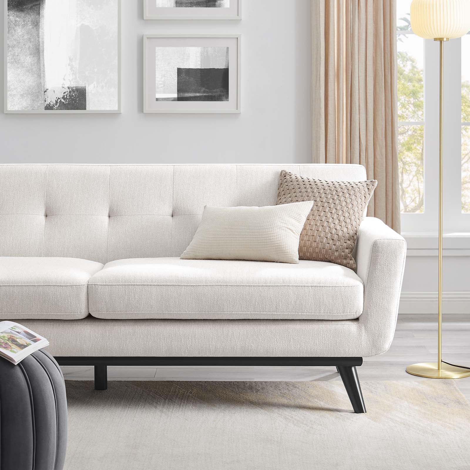 Engage Herringbone Fabric Sofa By Modway EEI 5760 Modish Store
