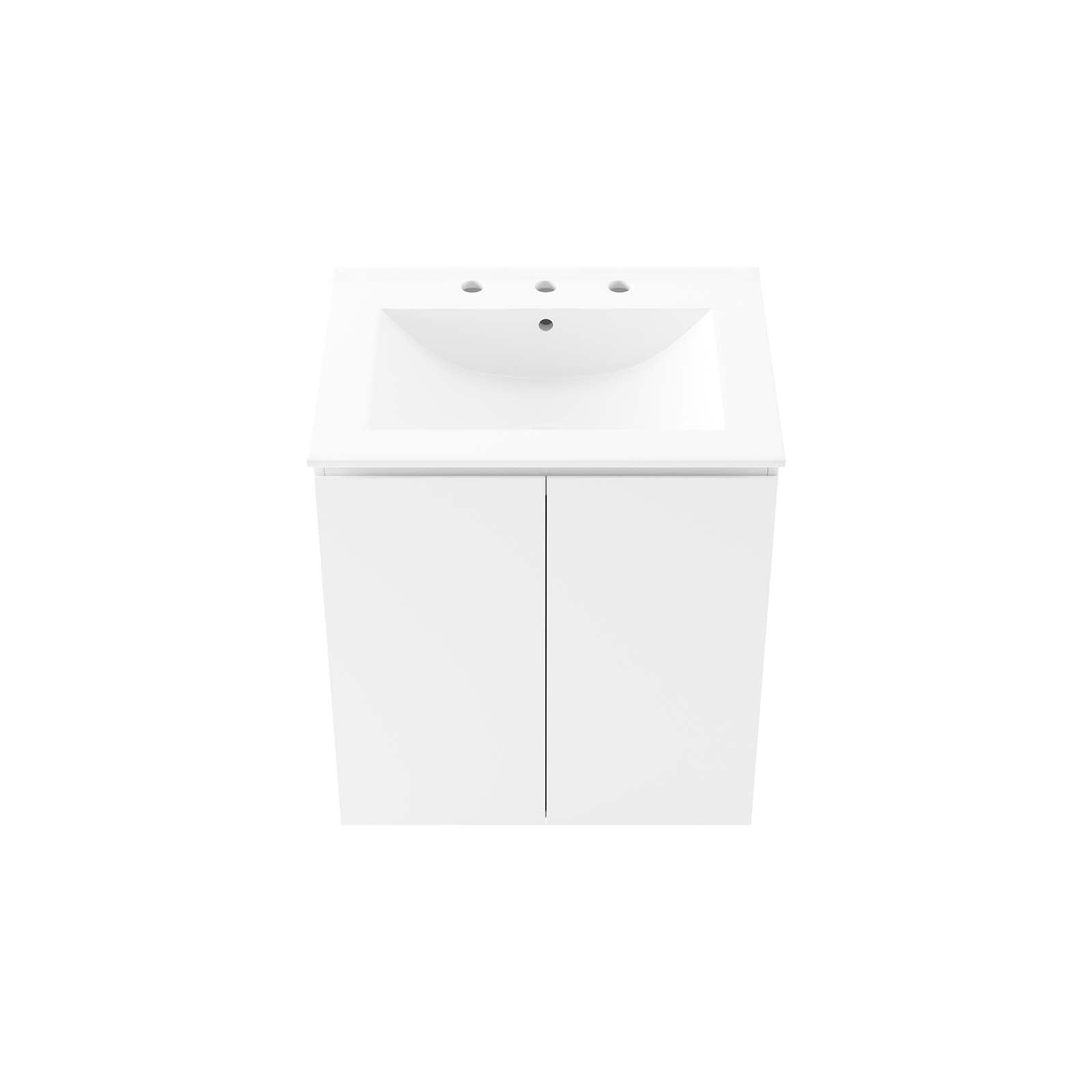 Bryn 24" Wall-Mount Bathroom Vanity By Modway - EEI-5777 | Bathroom Accessories | Modishstore - 28