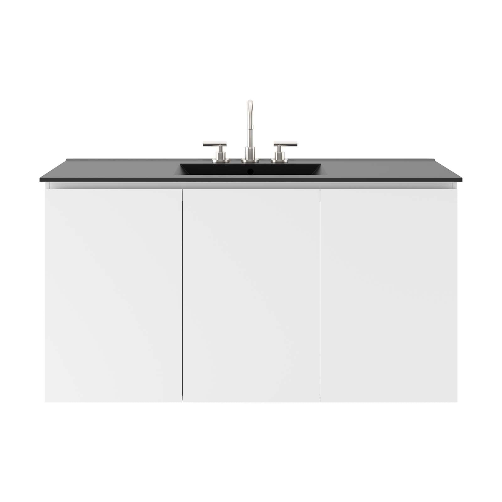 Bryn 48" Wall-Mount Bathroom Vanity By Modway - EEI-5780 | Bathroom Accessories | Modishstore - 21