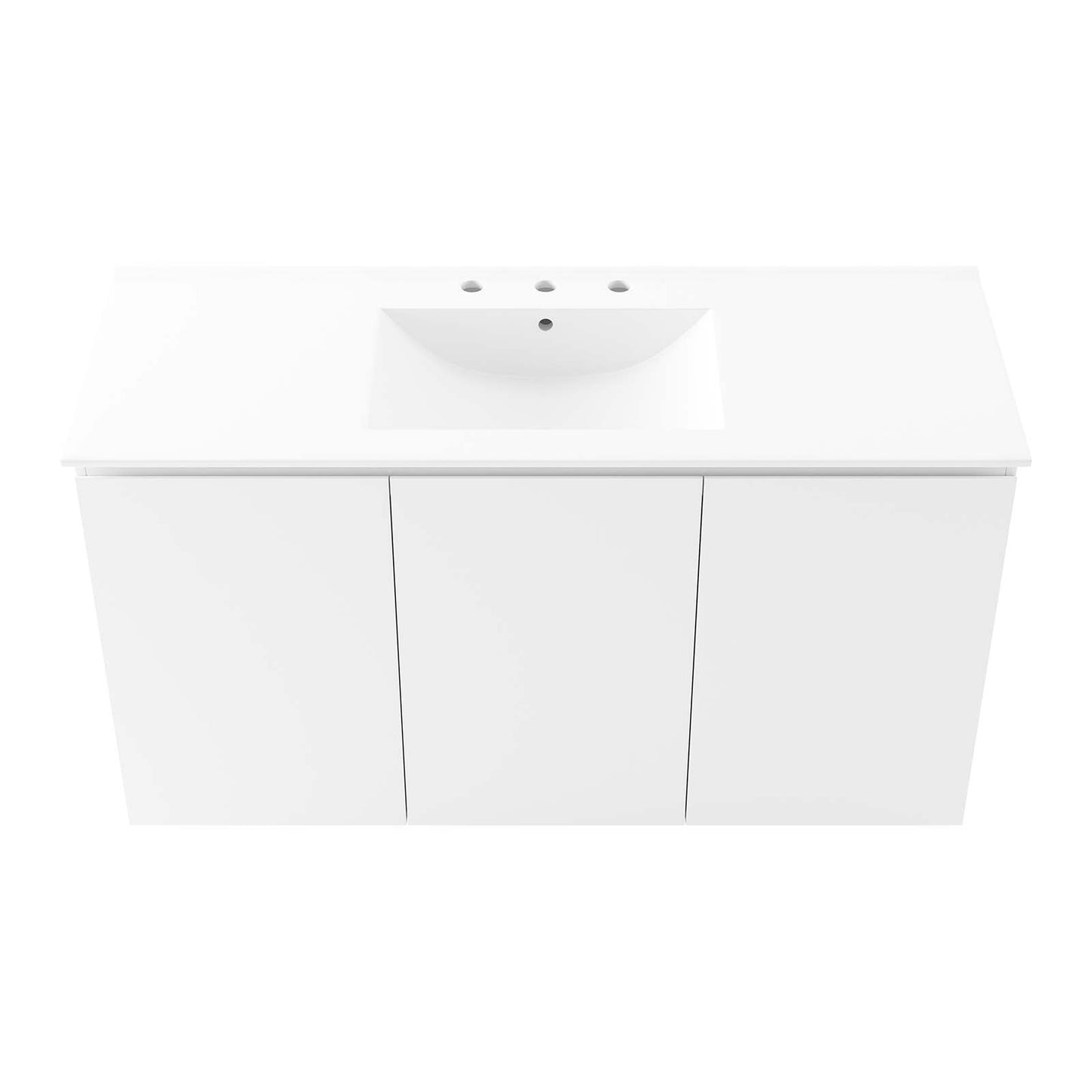 Bryn 48" Wall-Mount Bathroom Vanity By Modway - EEI-5780 | Bathroom Accessories | Modishstore - 28