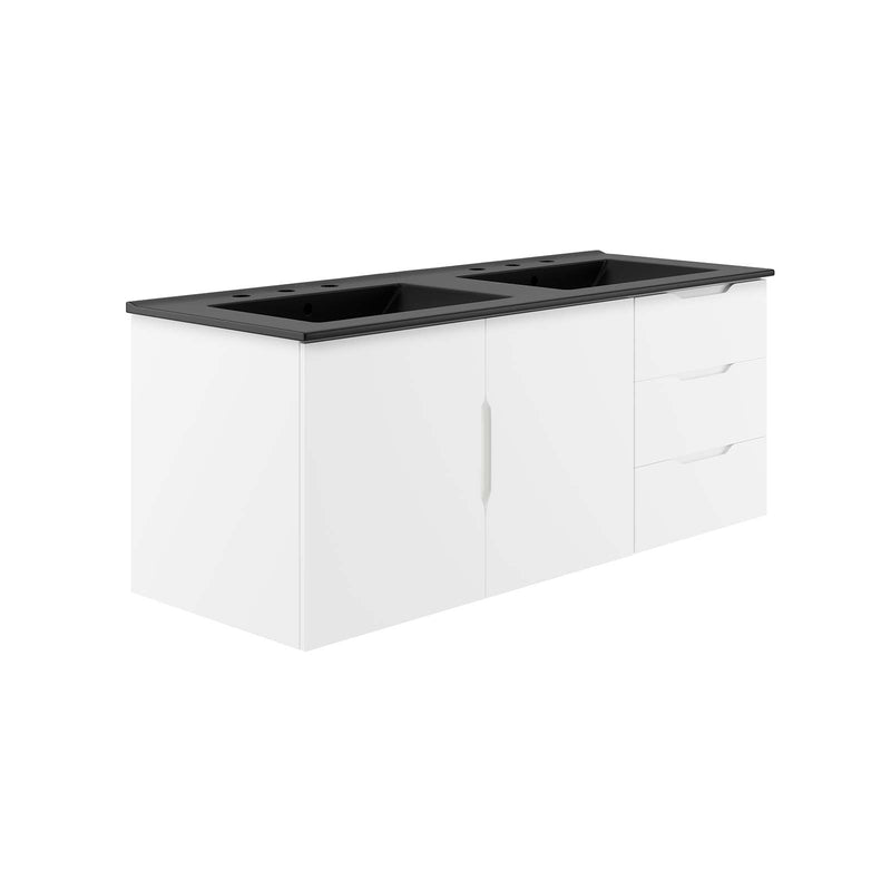 Vitality 48" Double Sink Bathroom Vanity By Modway - EEI-5785 | Bathroom Accessories | Modishstore - 17