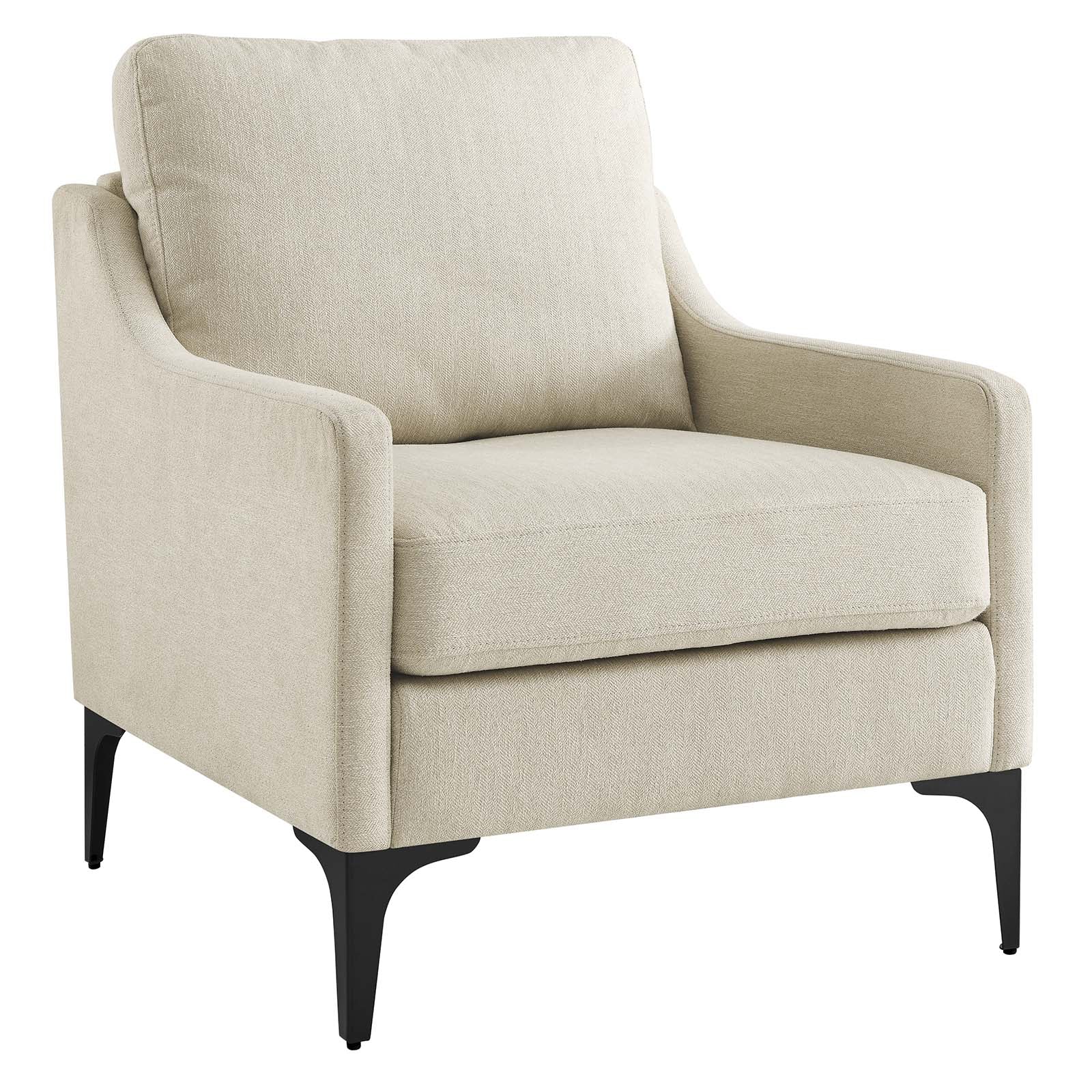 Corland Upholstered Fabric Armchair By Modway - EEI-6023 | Armchairs | Modishstore - 1