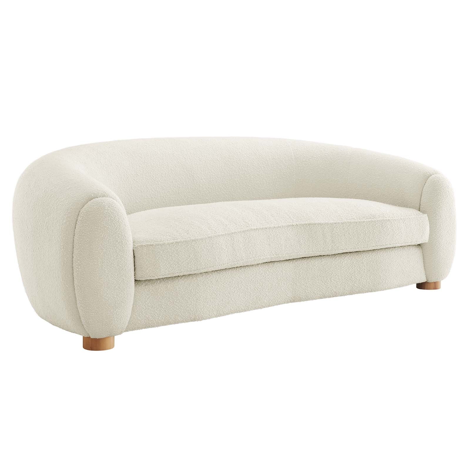 Abundant Boucle Upholstered Fabric Sofa By Modway - EEI-6024 | Sofas | Modishstore - 9