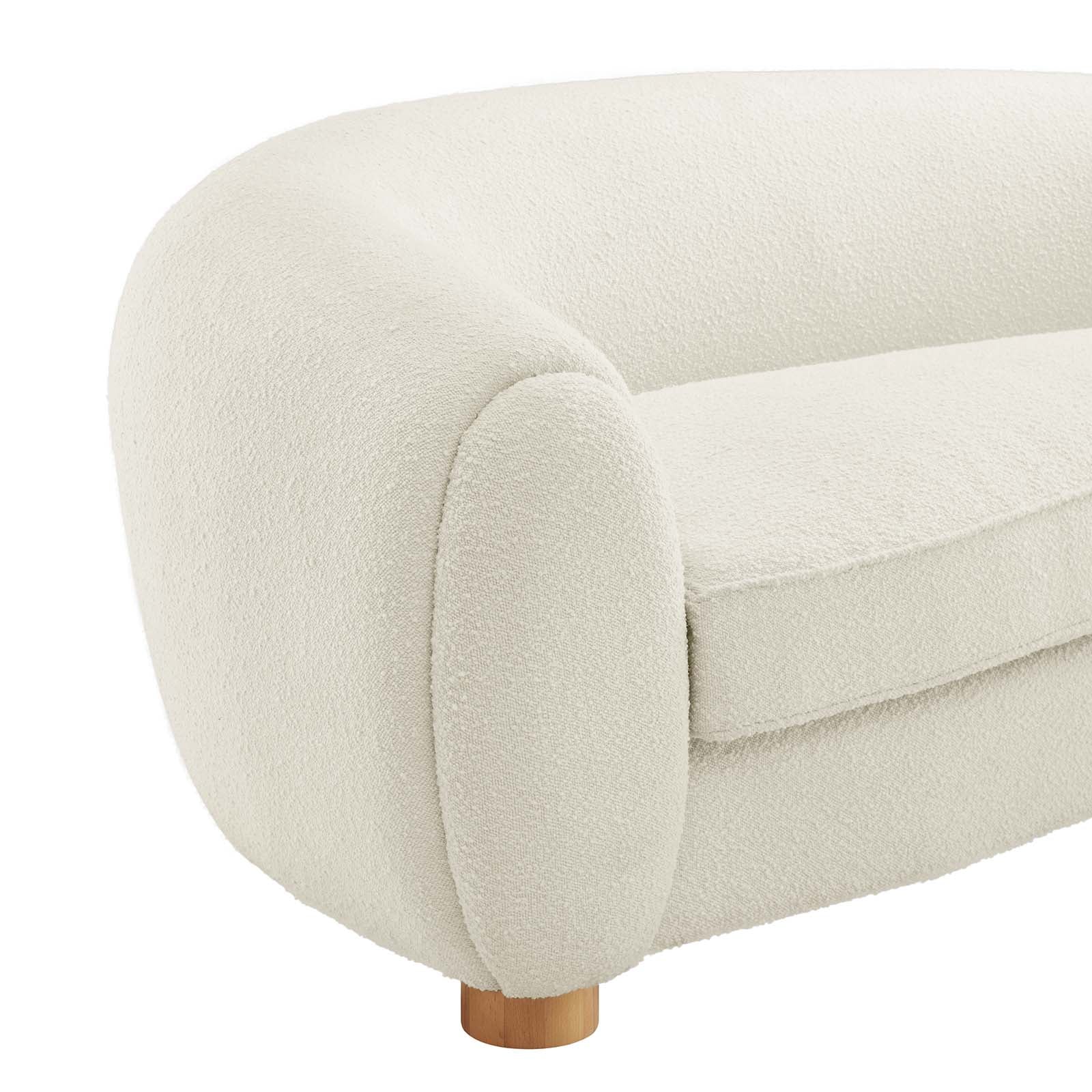 Abundant Boucle Upholstered Fabric Sofa By Modway - EEI-6024 | Sofas | Modishstore - 13