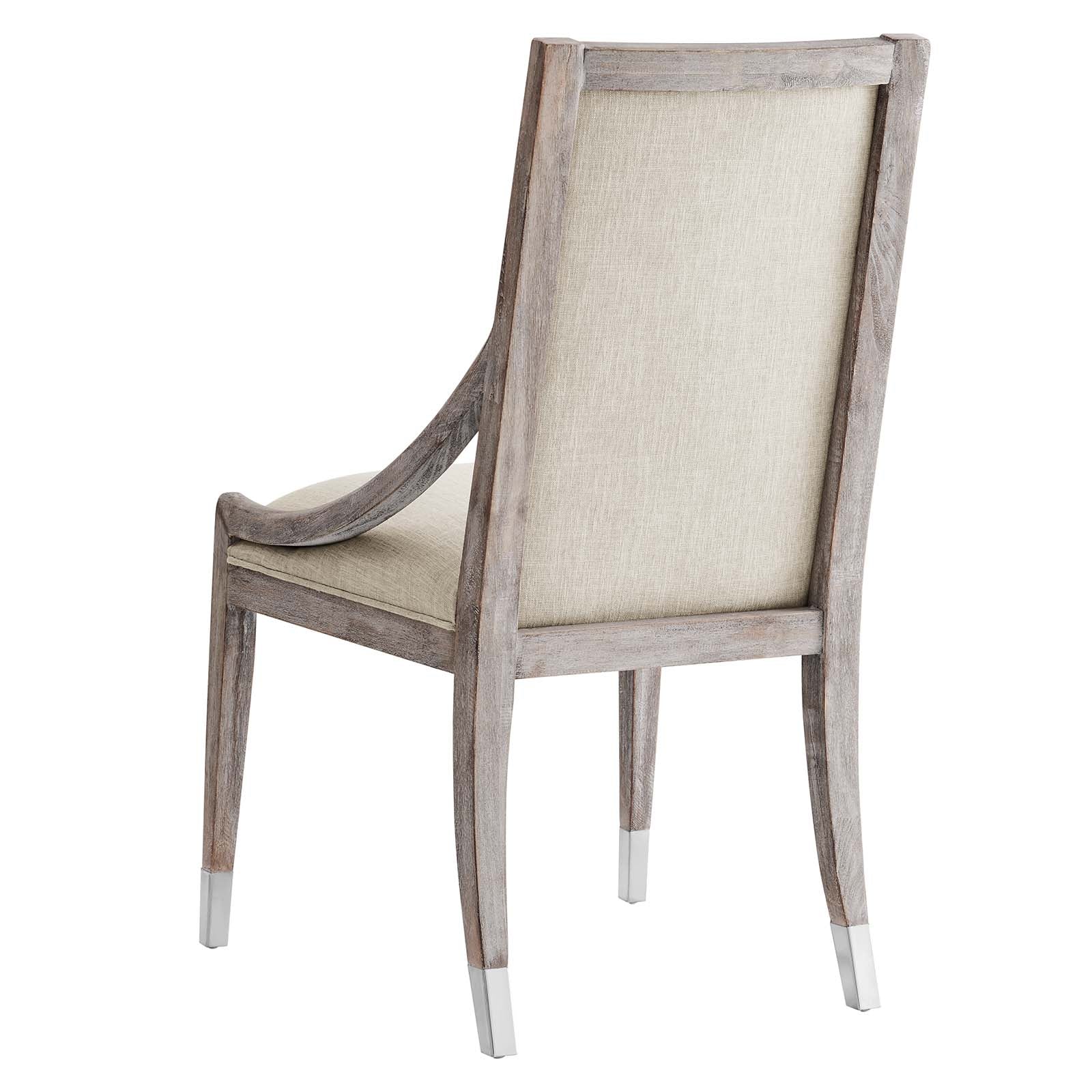 Maison French Vintage Tufted Fabric Dining Armchair By Modway - EEI-6053 | Dining Chairs | Modishstore - 4