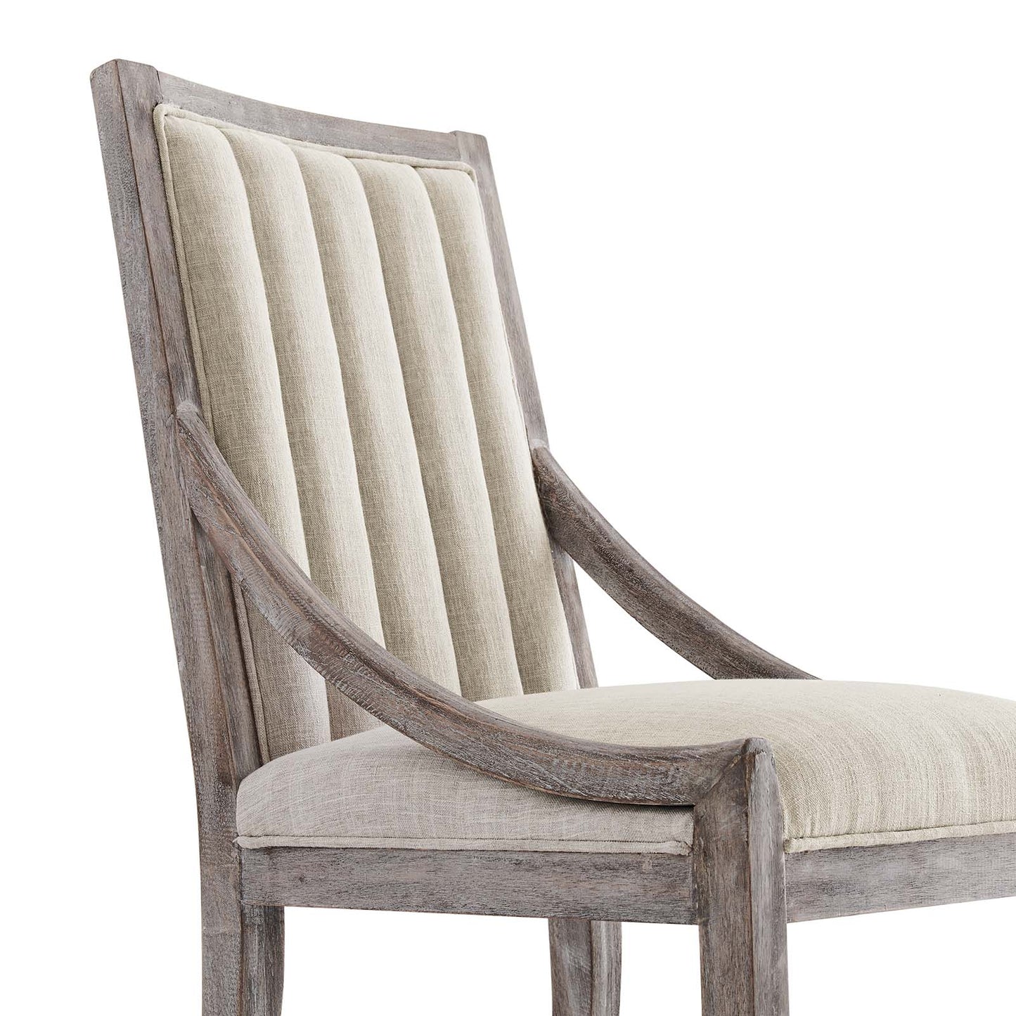 Maison French Vintage Tufted Fabric Dining Armchair By Modway - EEI-6053 | Dining Chairs | Modishstore - 6