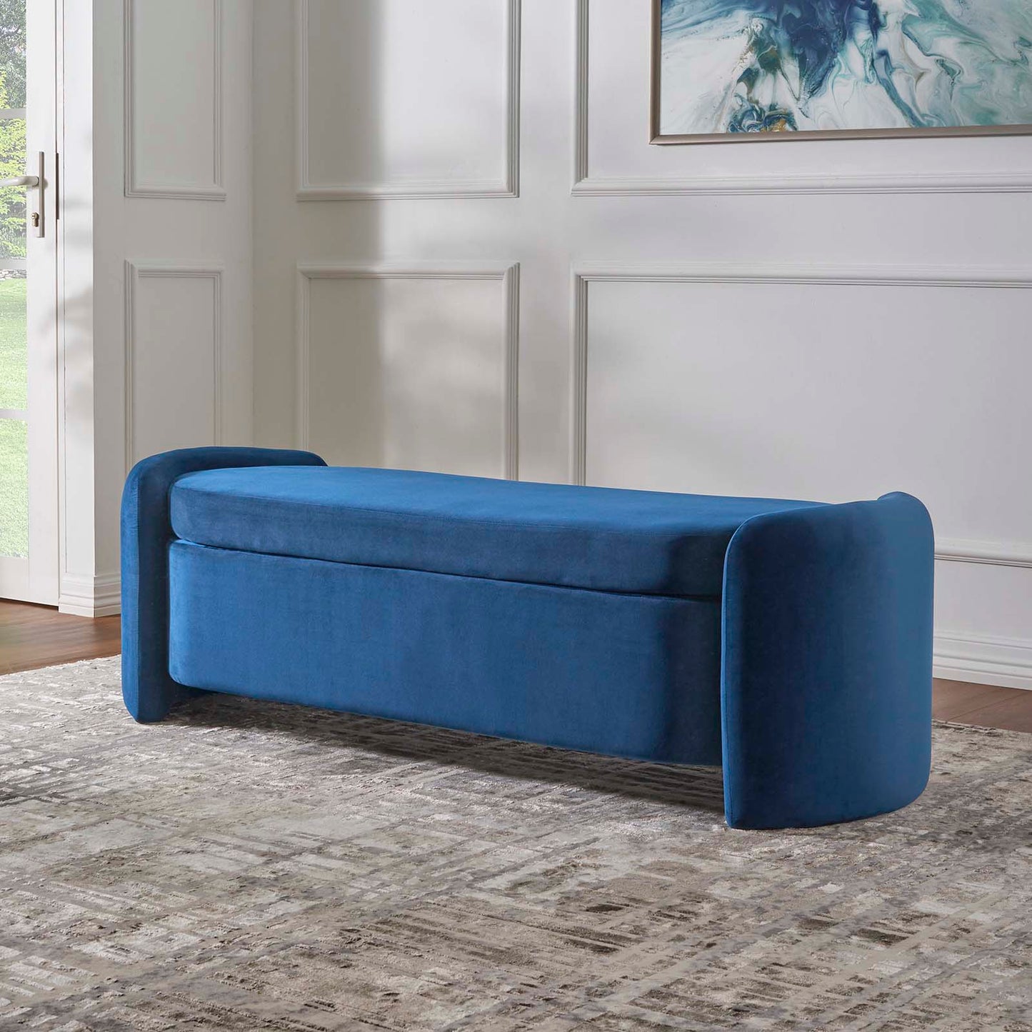 Nebula Upholstered Performance Velvet Bench By Modway - EEI-6054 | Benches | Modishstore - 16