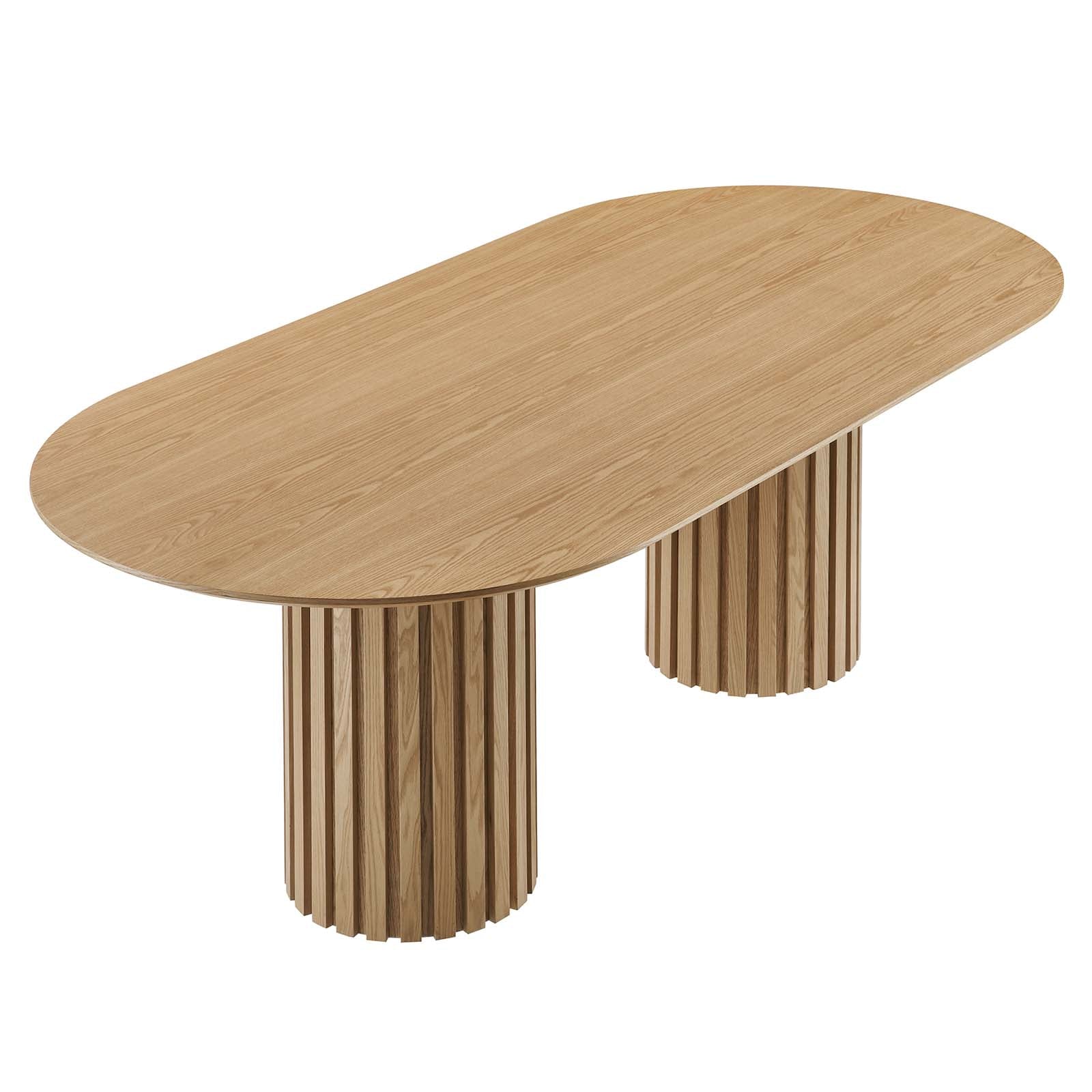 Senja 95" Oval Dining Table By Modway - EEI-6065 | Dining Tables | Modishstore - 1