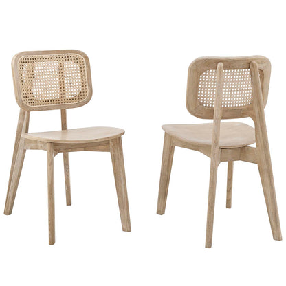 Habitat Wood Dining Side Chair Set of 2 By Modway - EEI-6077 | Dining Chairs | Modishstore - 11