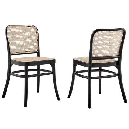 Winona Wood Dining Side Chair Set of 2 By Modway - EEI-6078 | Dining Chairs | Modishstore - 2