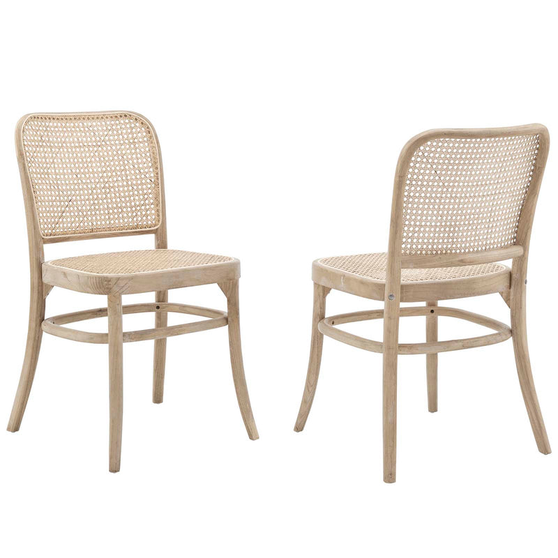 Winona Wood Dining Side Chair Set of 2 By Modway - EEI-6078 | Dining Chairs | Modishstore - 10