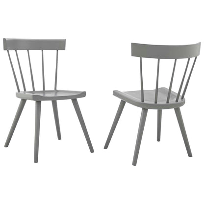 Sutter Wood Dining Side Chair Set of 2 By Modway - EEI-6082 | Dining Chairs | Modishstore - 11