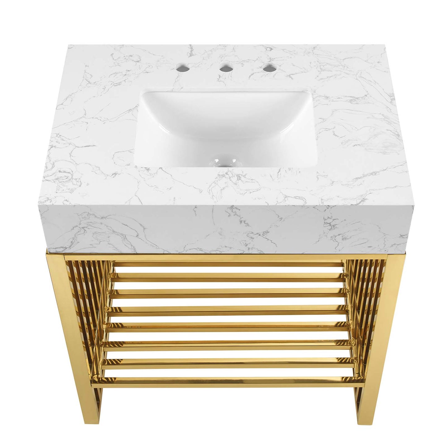 Gridiron 30" Bathroom Vanity By Modway - EEI-6105 | Bathroom Accessories | Modishstore - 5