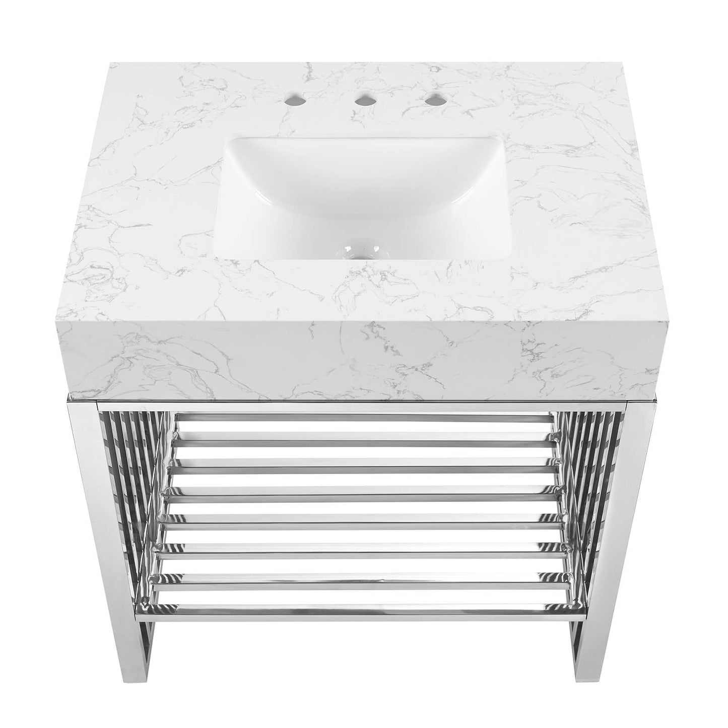 Gridiron 30" Bathroom Vanity By Modway - EEI-6105 | Bathroom Accessories | Modishstore - 12