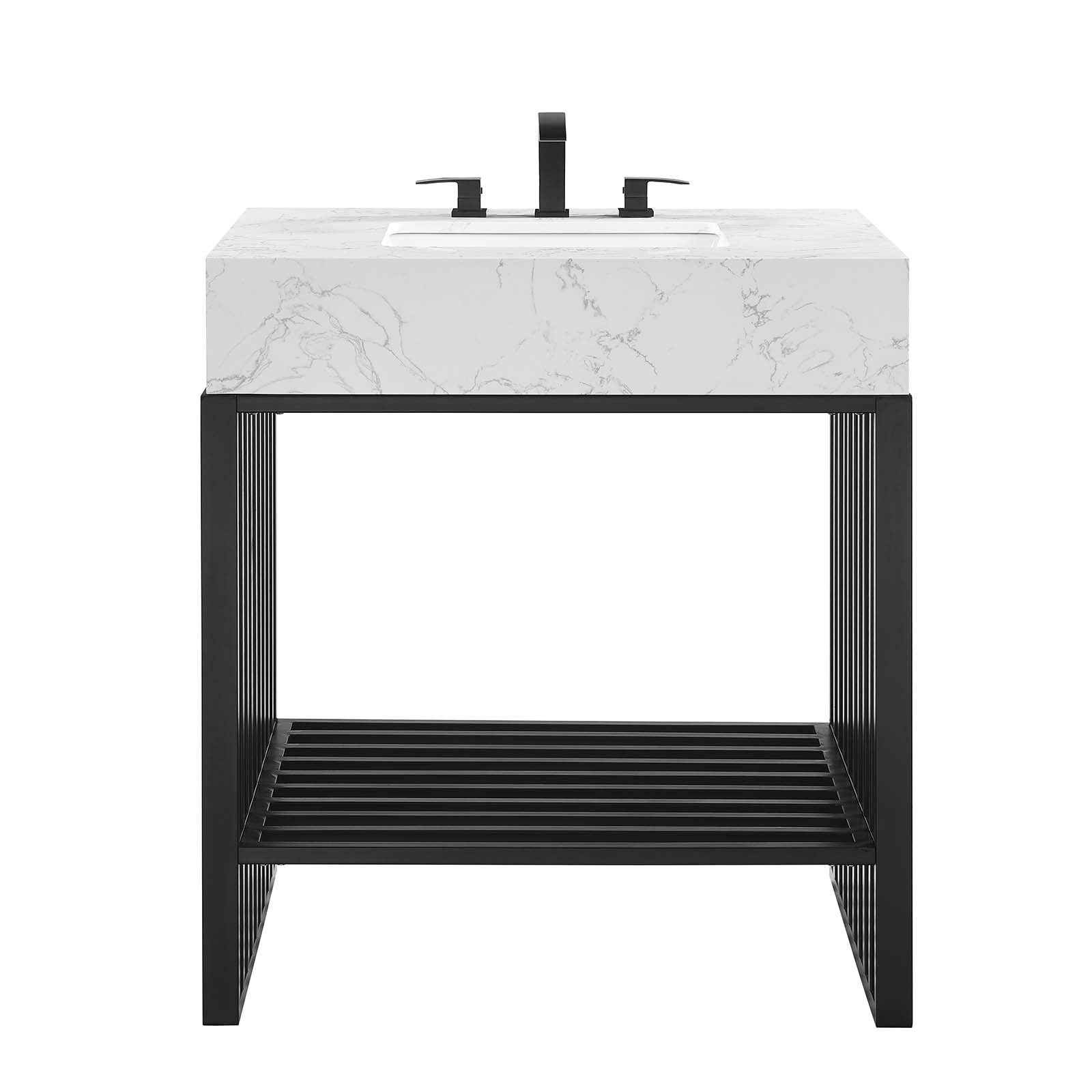 Gridiron 30" Bathroom Vanity By Modway - EEI-6106 | Bathroom Accessories | Modishstore - 4