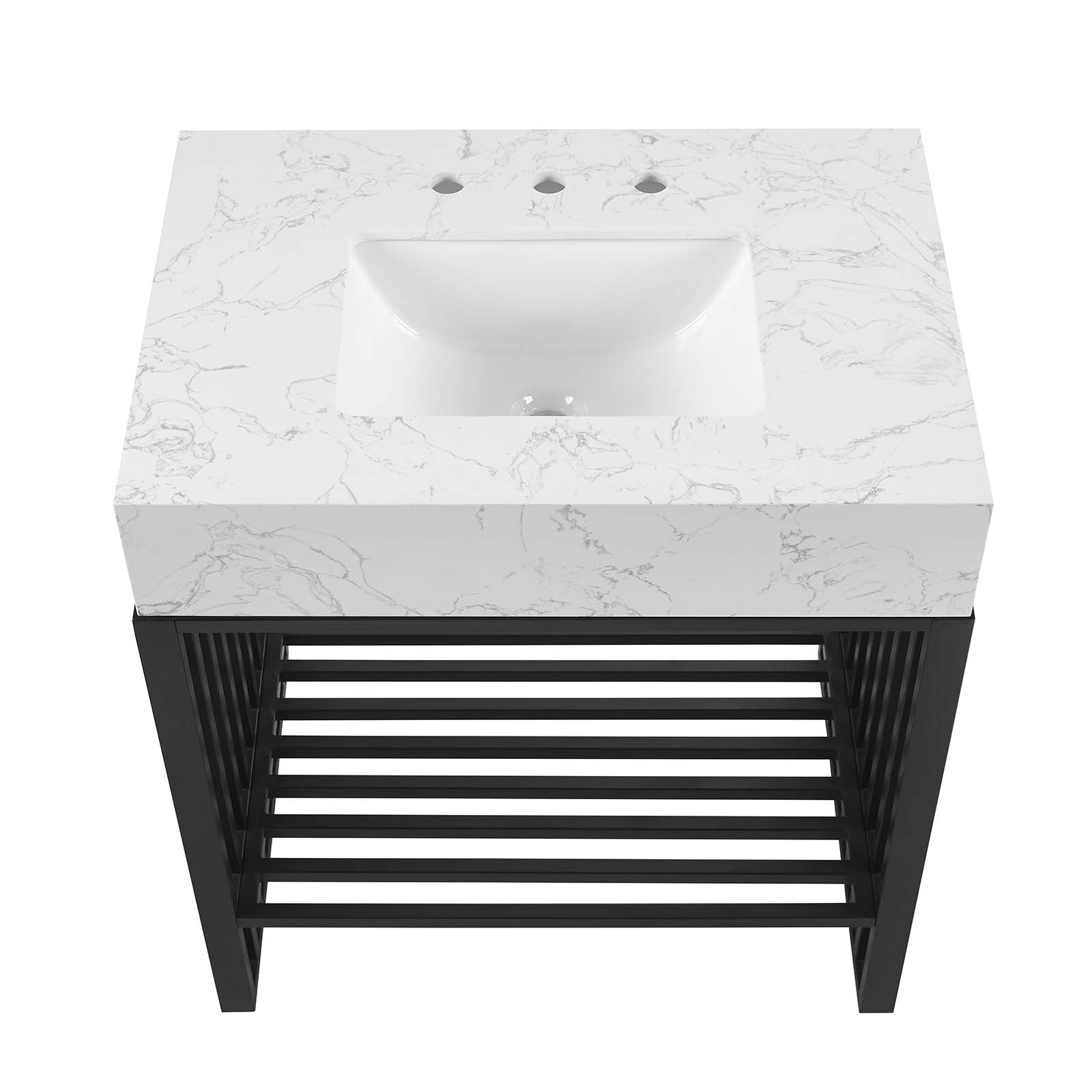 Gridiron 30" Bathroom Vanity By Modway - EEI-6106 | Bathroom Accessories | Modishstore - 5