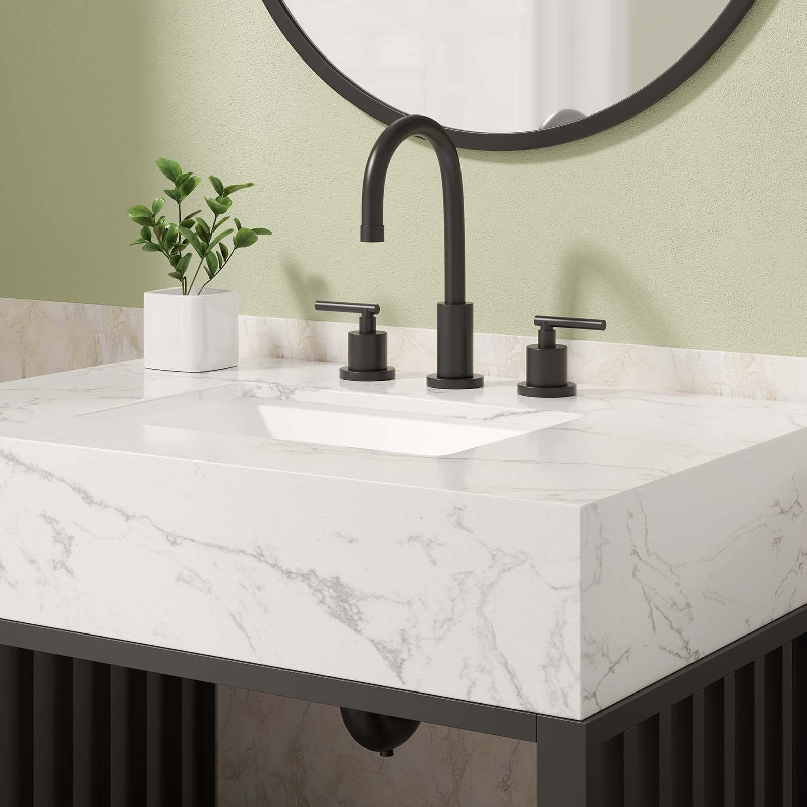 Gridiron 30" Bathroom Vanity By Modway - EEI-6106 | Bathroom Accessories | Modishstore - 1