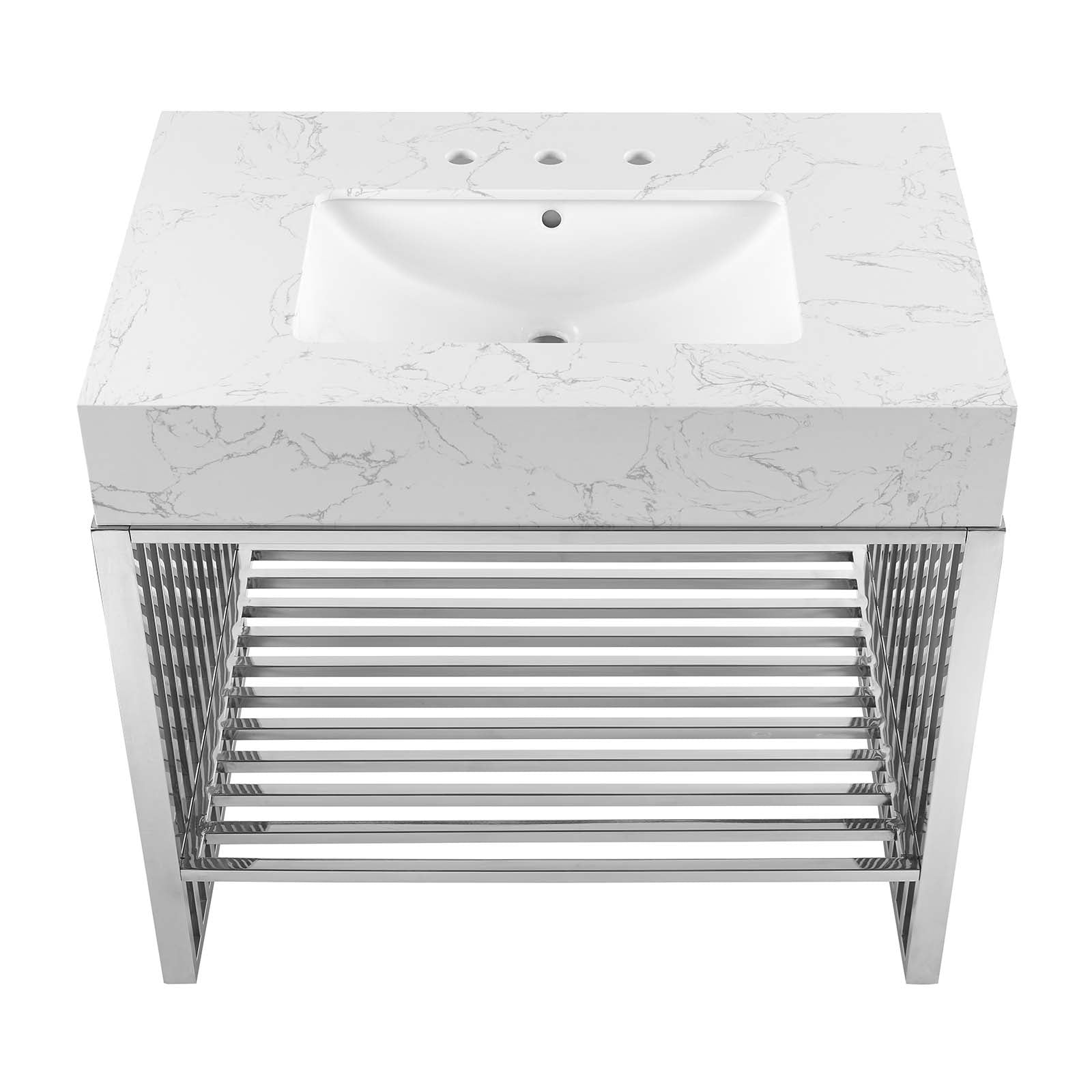 Gridiron 36" Bathroom Vanity By Modway - EEI-6107 | Bathroom Accessories | Modishstore - 12