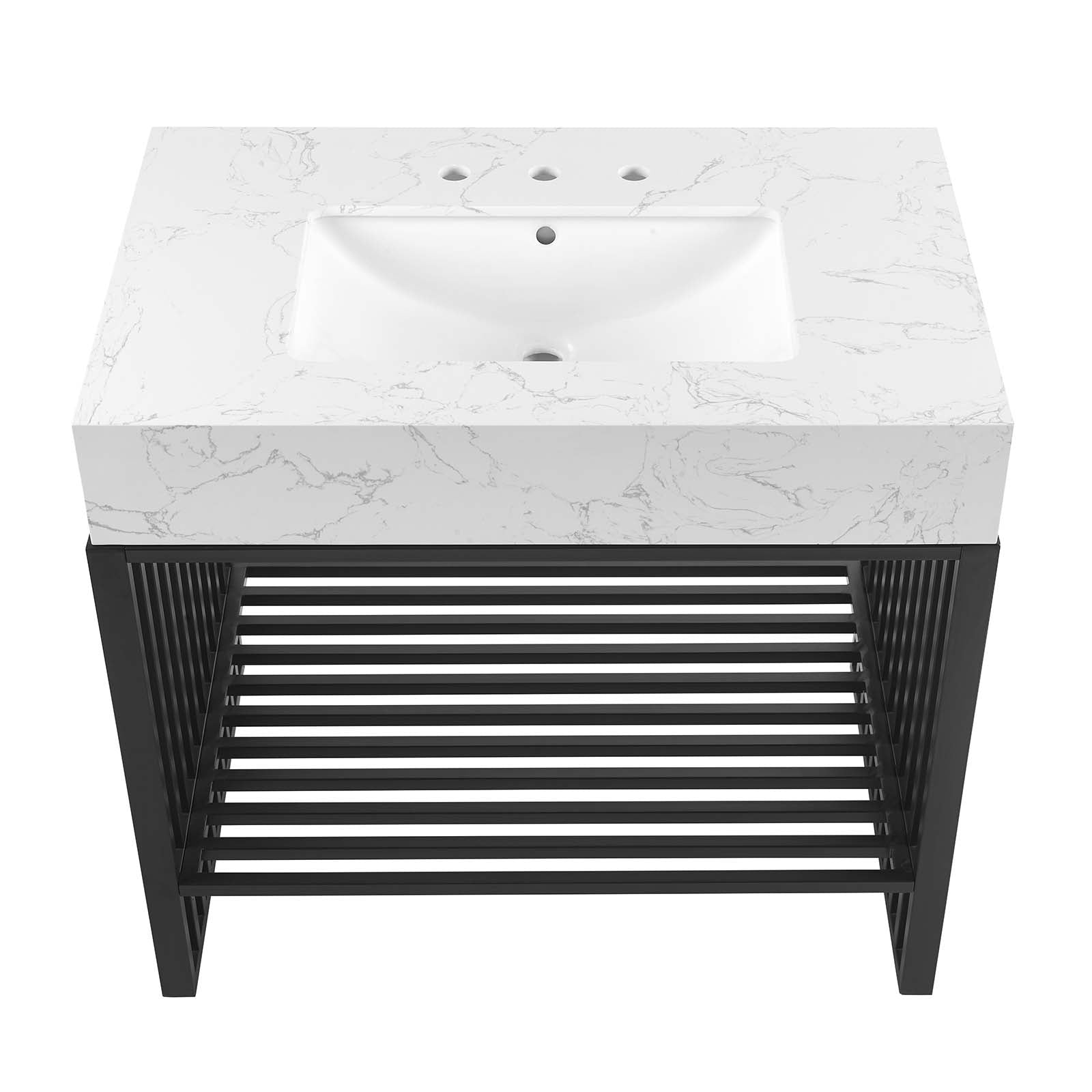 Gridiron 36" Bathroom Vanity By Modway - EEI-6108 | Bathroom Accessories | Modishstore - 5