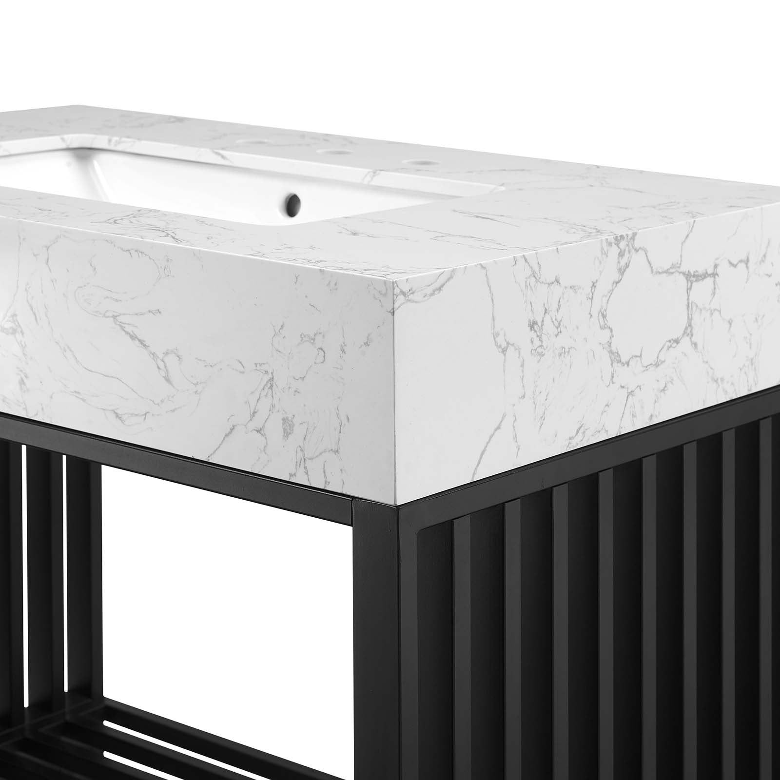 Gridiron 36" Bathroom Vanity By Modway - EEI-6108 | Bathroom Accessories | Modishstore - 6