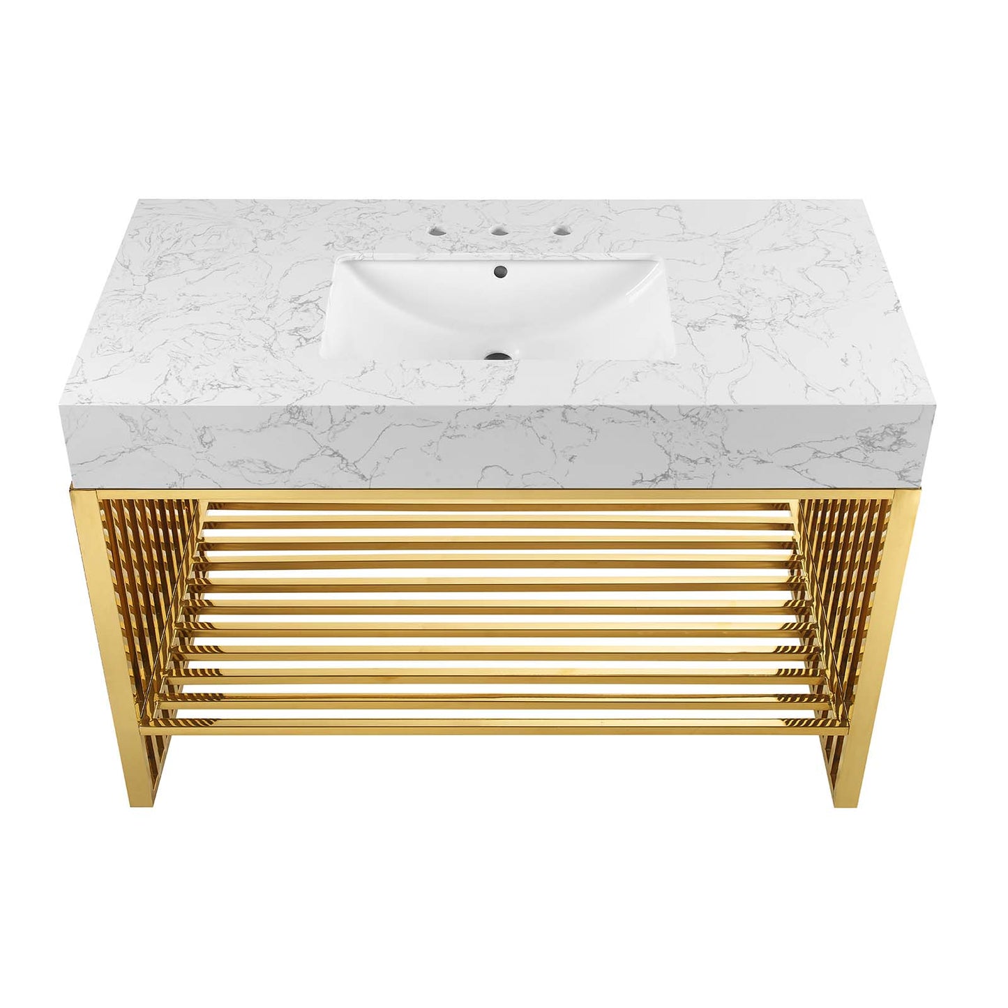 Gridiron Bathroom Vanity By Modway - EEI-6109 | Bathroom Accessories | Modishstore - 5