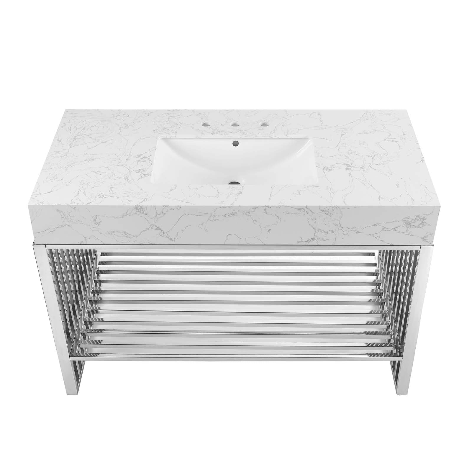 Gridiron Bathroom Vanity By Modway - EEI-6109 | Bathroom Accessories | Modishstore - 12