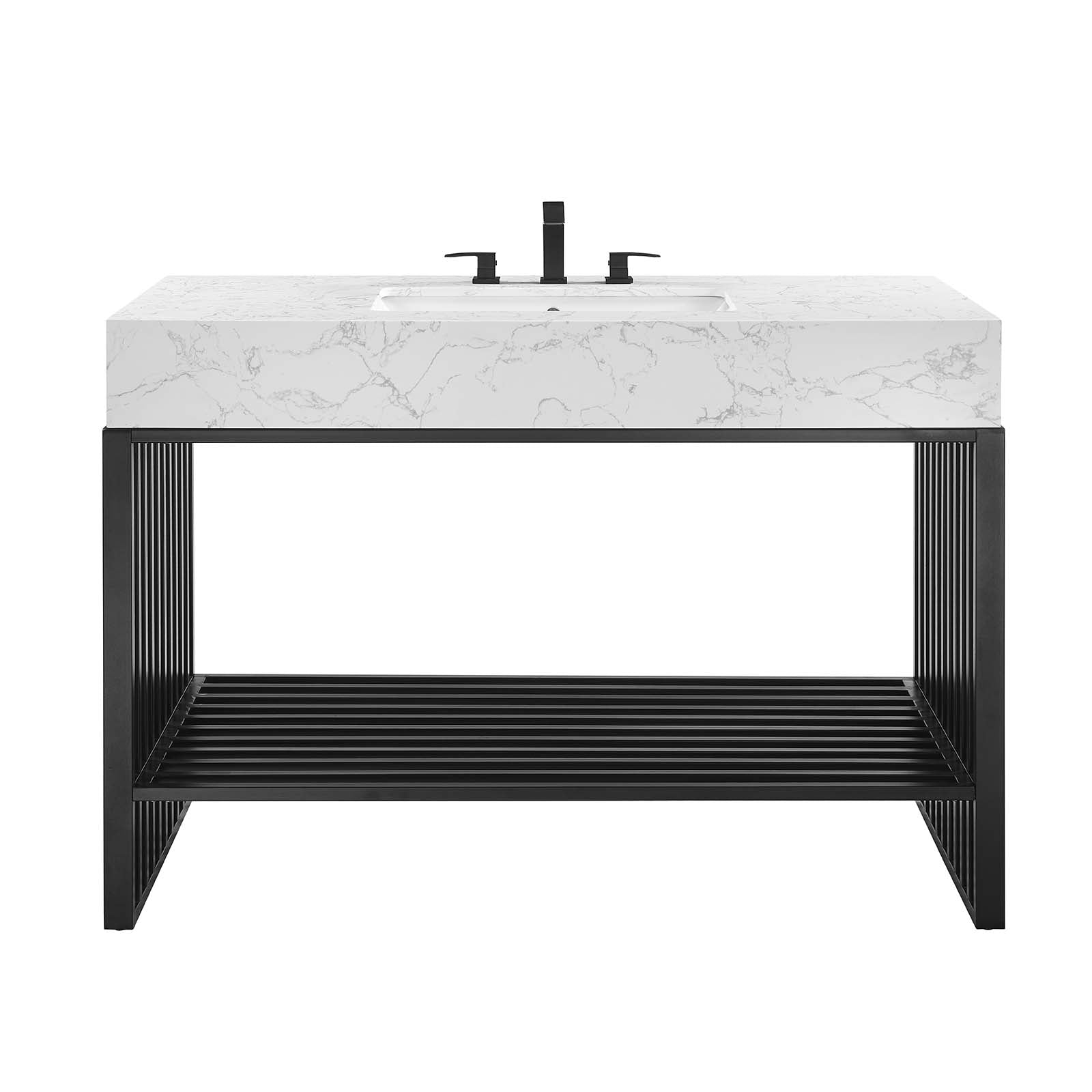 Gridiron 48" Bathroom Vanity By Modway - EEI-6110 | Bathroom Accessories | Modishstore - 4