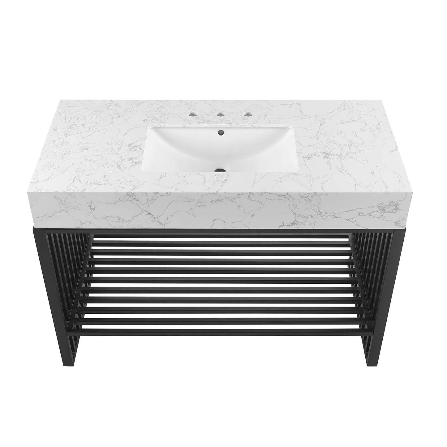 Gridiron 48" Bathroom Vanity By Modway - EEI-6110 | Bathroom Accessories | Modishstore - 5