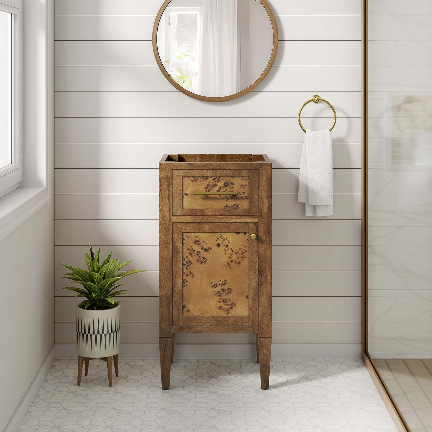 Elysian 18" Wood Bathroom Vanity Cabinet (Sink Basin Not Included) By Modway - EEI-6136 | Bathroom Accessories | Modishstore - 1