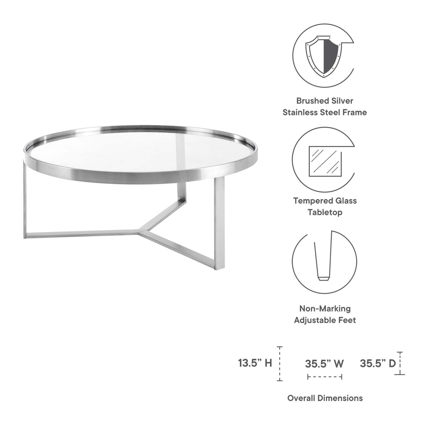 Relay Coffee Table By Modway - EEI-6154 | Coffee Tables | Modishstore - 7