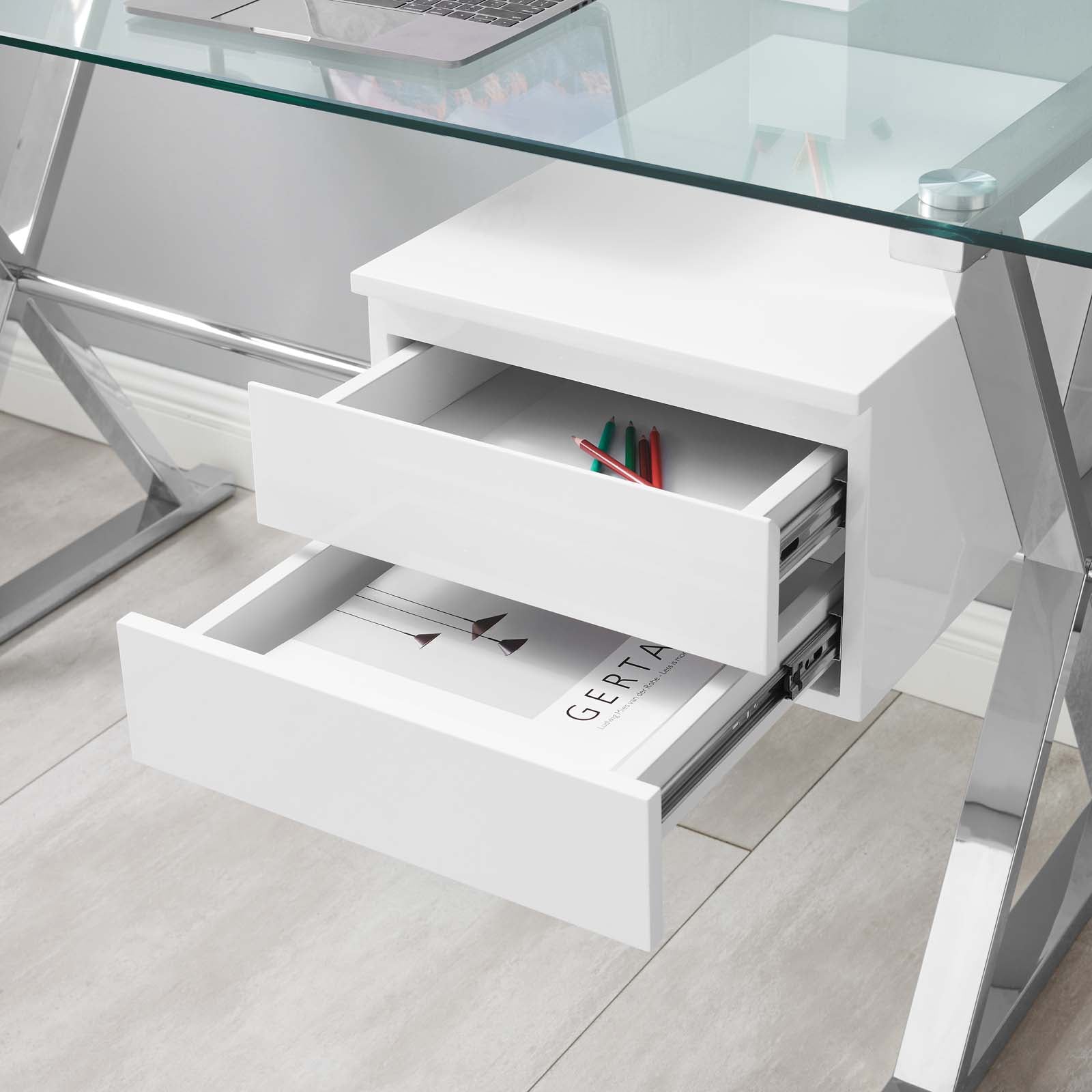 Glass top work table online