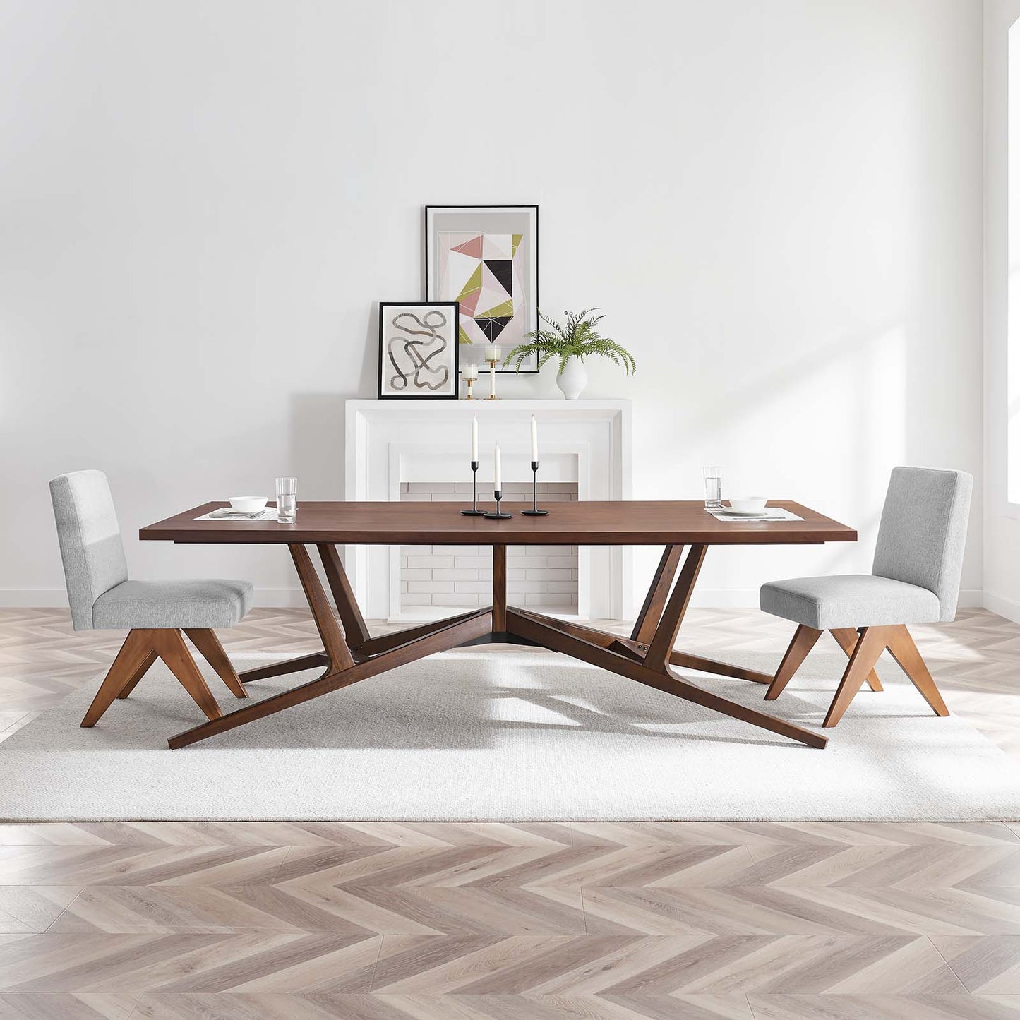 Victor 95” Dining Room Table By Modway - EEI-6227 | Dining Tables | Modishstore - 4