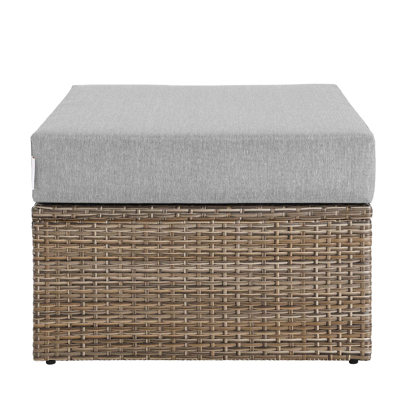 Convene Outdoor Patio Outdoor Patio Ottoman By Modway - EEI-6241 | Outdoor Ottomans | Modishstore - 3