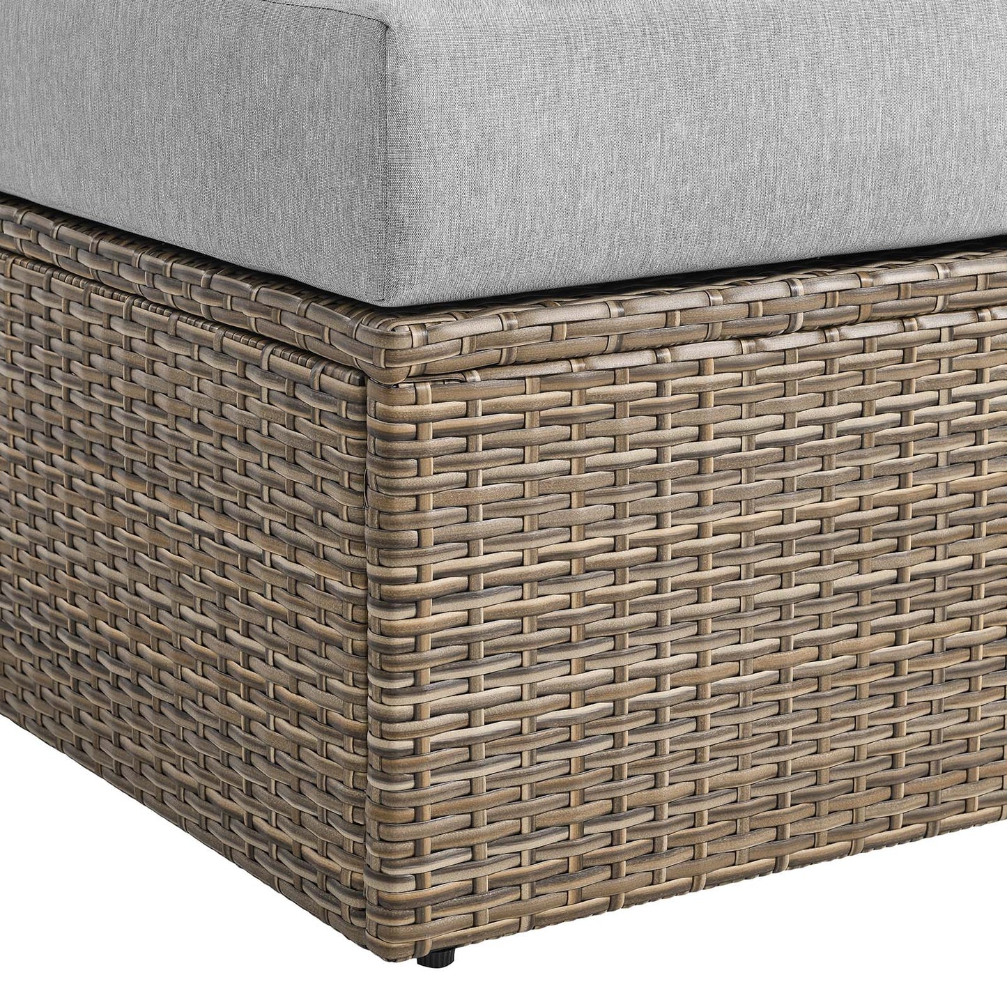 Convene Outdoor Patio Outdoor Patio Ottoman By Modway - EEI-6241 | Outdoor Ottomans | Modishstore - 4