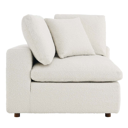 Commix Down Filled Overstuffed Boucle Fabric Corner Chair By Modway - EEI-6259 | Lounge Chairs | Modishstore - 9