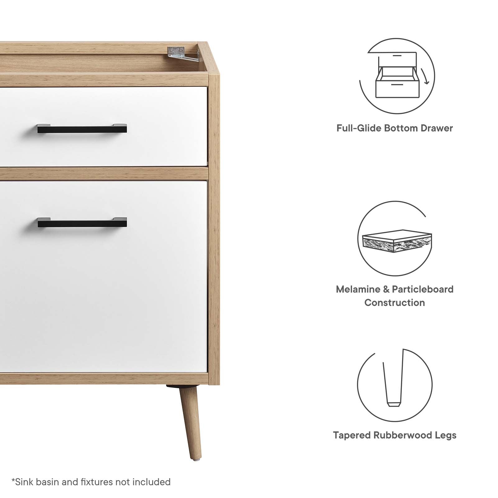 Maverick 24" Bathroom Vanity Cabinet - Sink Basin Not Included By Modway - EEI-6266 | Bathroom Accessories | Modishstore - 10