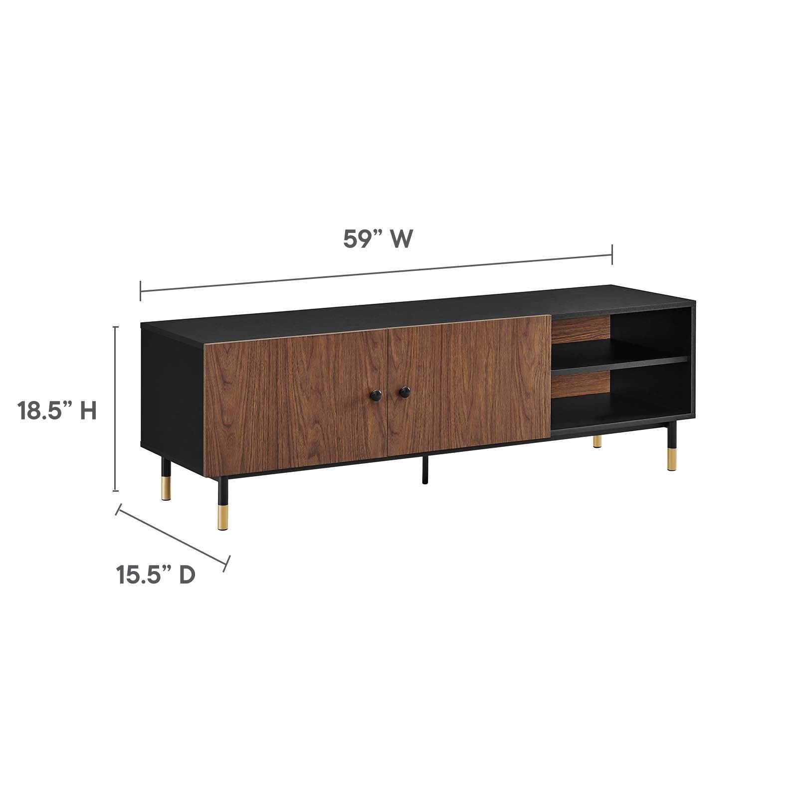 Nexus 60" TV Stand By Modway - EEI-6282 | TV Stands | Modishstore - 7