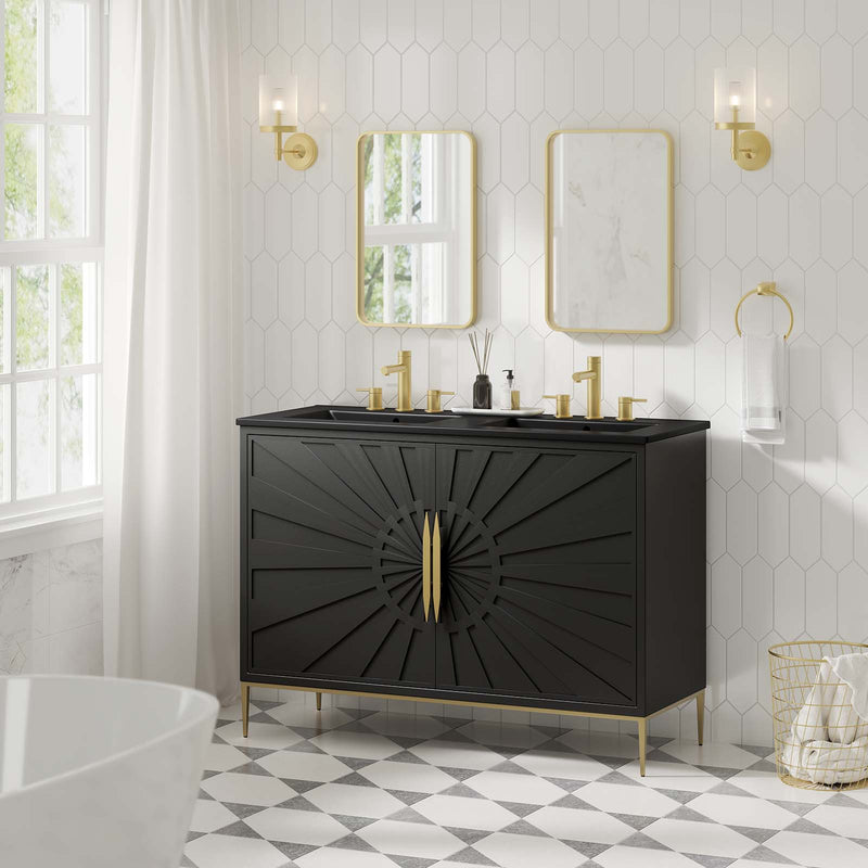 Awaken 48" Double Sink Bathroom Vanity By Modway - EEI-6307 | Bathroom Accessories | Modishstore - 1