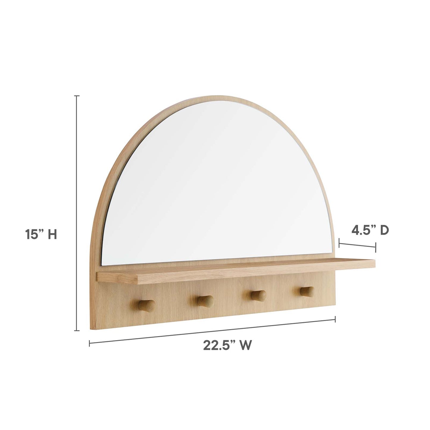 Moonbeam Arched Mirror By Modway - EEI-6350 | Mirrors | Modishstore - 7