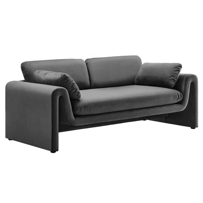 Waverly Performance Velvet Sofa By Modway - EEI-6382 | Sofas | Modishstore - 9