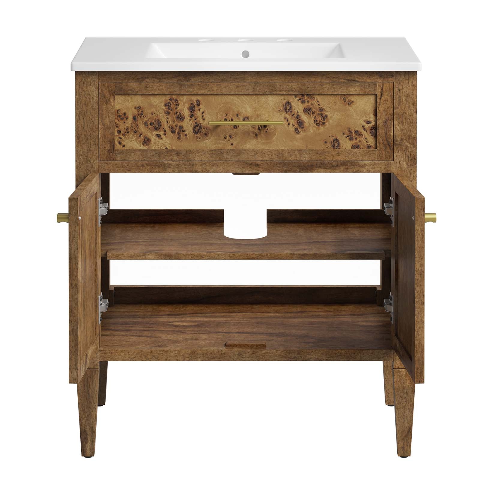 Elysian 30" Wood Bathroom Vanity By Modway - EEI-6444 | Bathroom Accessories | Modishstore - 3