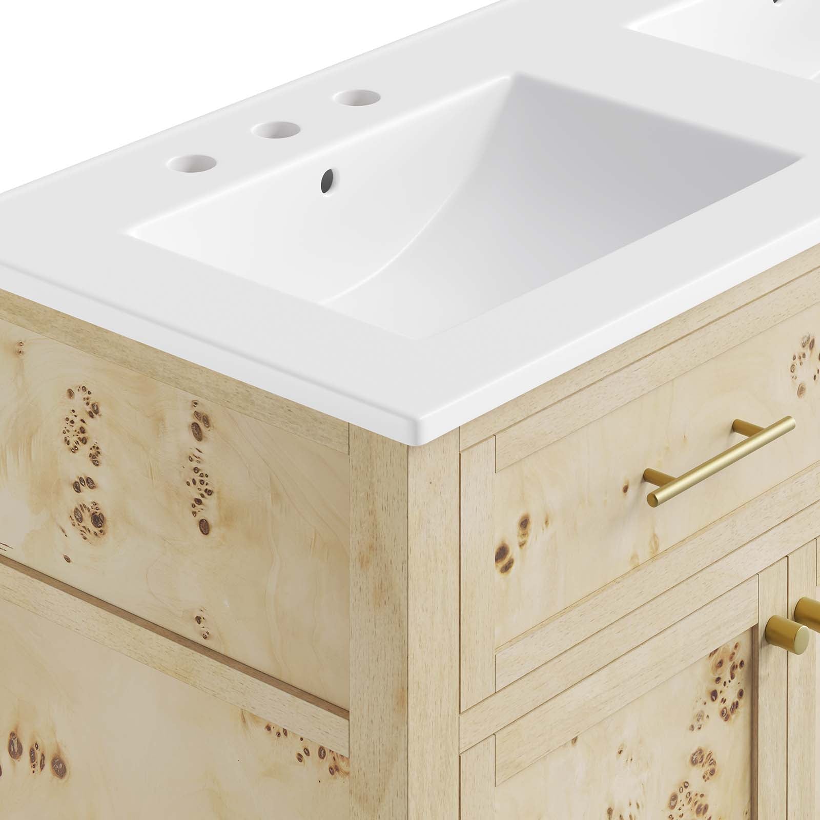 Elysian 48" Double Sink Bathroom Vanity By Modway - EEI-6454 | Bathroom Accessories | Modishstore - 8