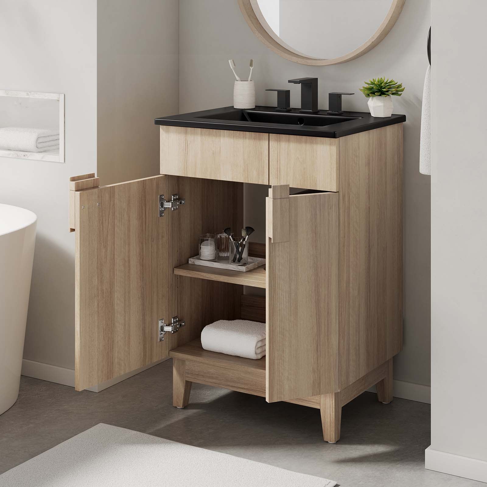 Miles 24” Bathroom Vanity By Modway - EEI-6483 | Bathroom Accessories | Modishstore - 13