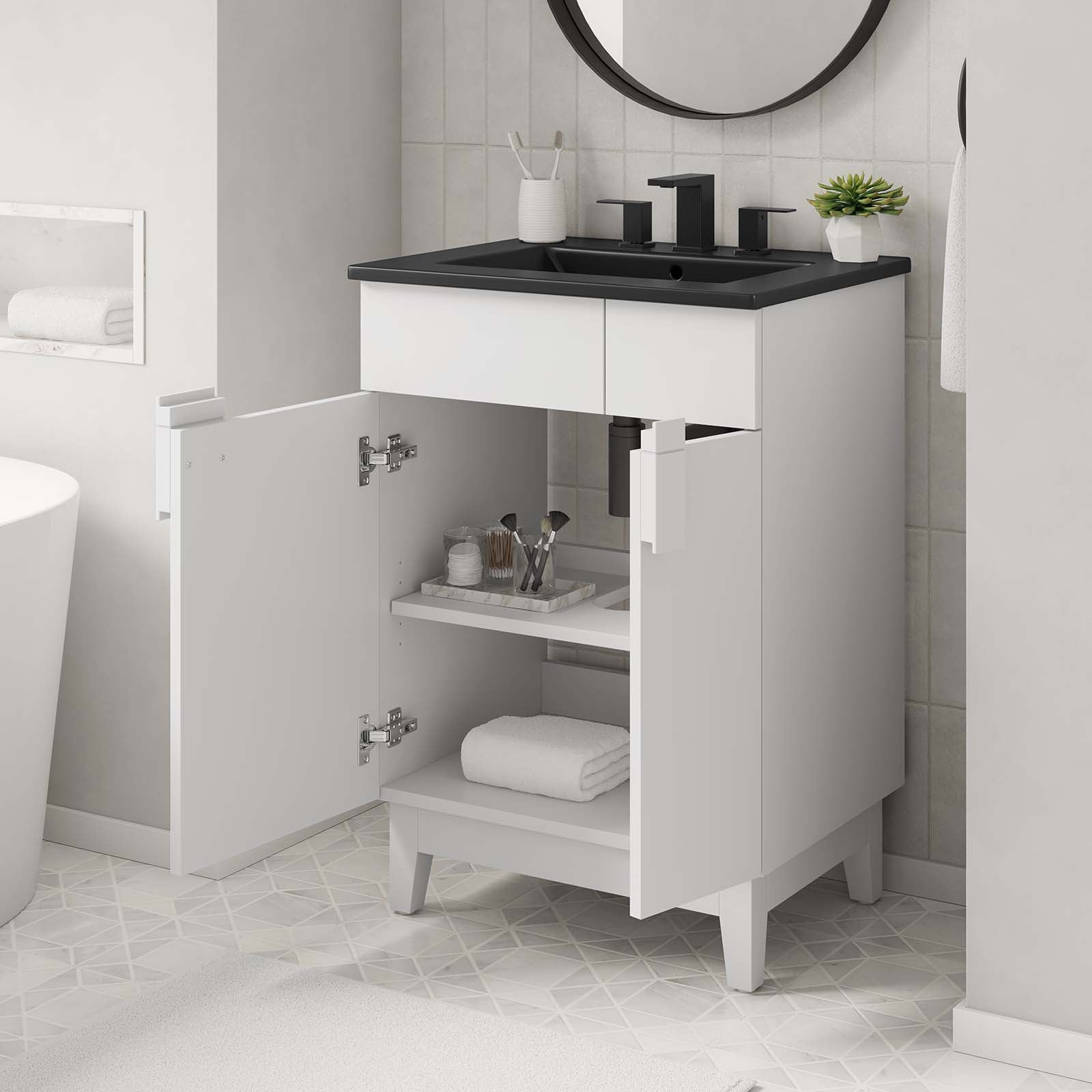 Miles 24” Bathroom Vanity By Modway - EEI-6483 | Bathroom Accessories | Modishstore - 33